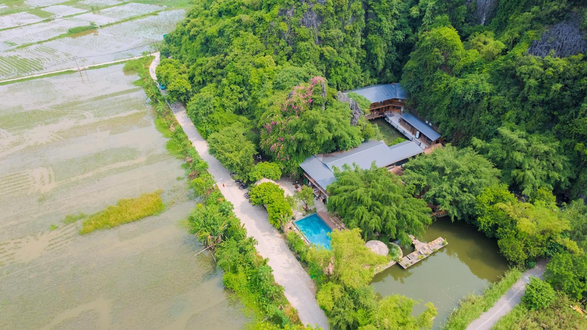 Tam Coc Central Bungalow-Hostel Vu Lam Eksteriør billede