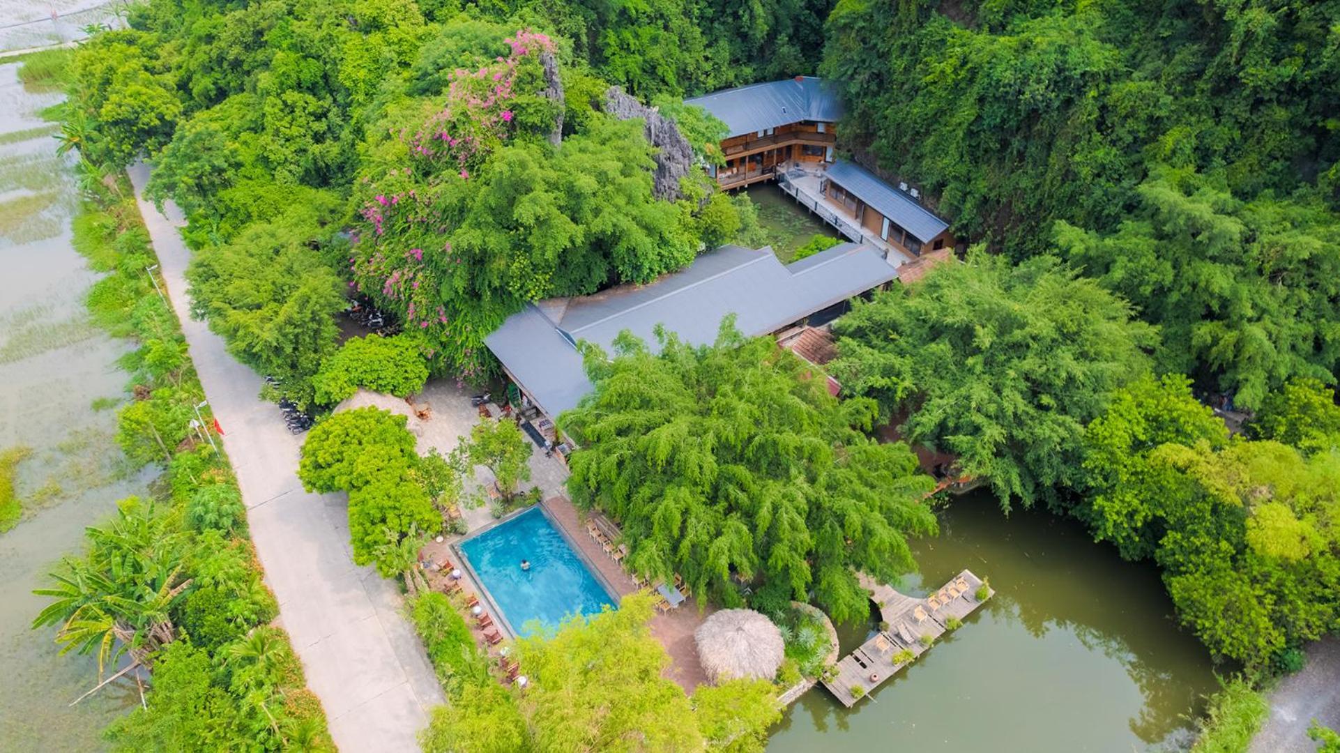 Tam Coc Central Bungalow-Hostel Vu Lam Eksteriør billede